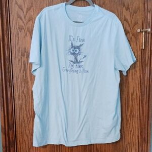 Women's George "Im Fine Everything Is Fine" T Shirt